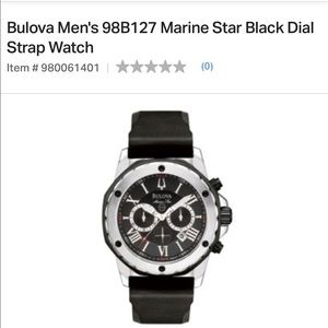 Bulova Men’s 98B127 Marine Star Watch